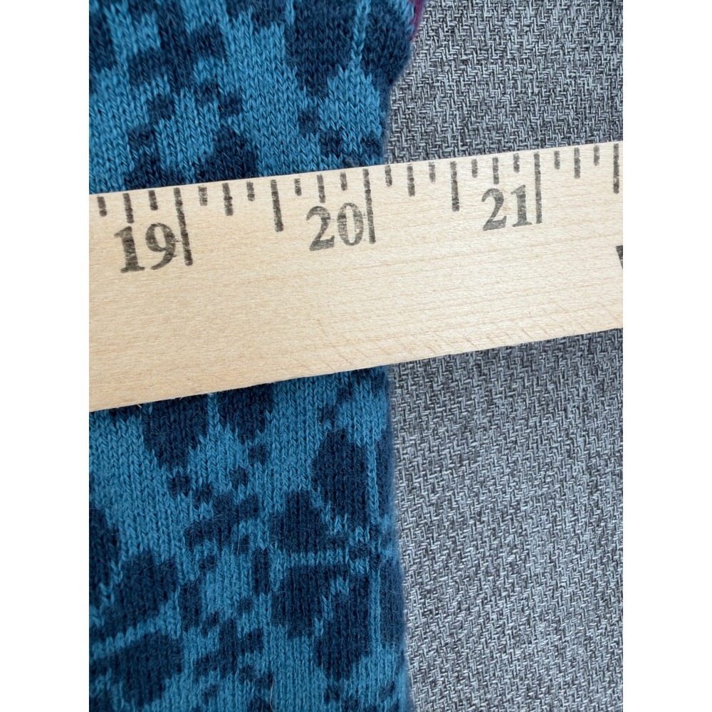 Gudrun Sjöden Blue Organic Cotton Wool Boho Button Front Long Duster Cardigan L - Picture 9 of 10
